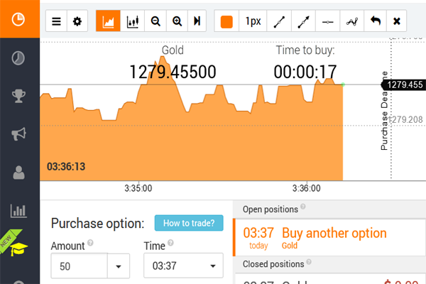 IQ Option screen shot