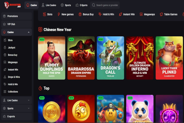 Rooster.Bet Casino screen shot