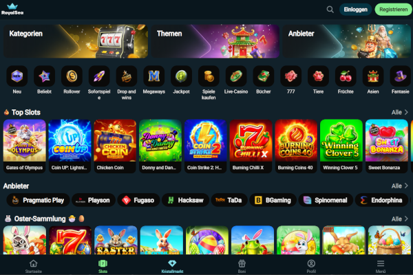 RoyalSea Casino screen shot