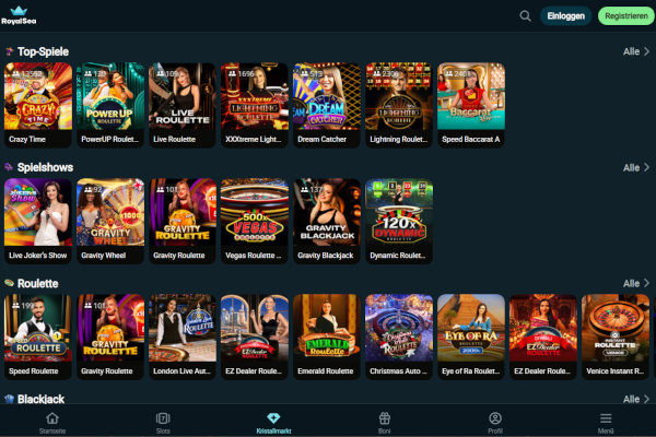 RoyalSea Casino screen shot