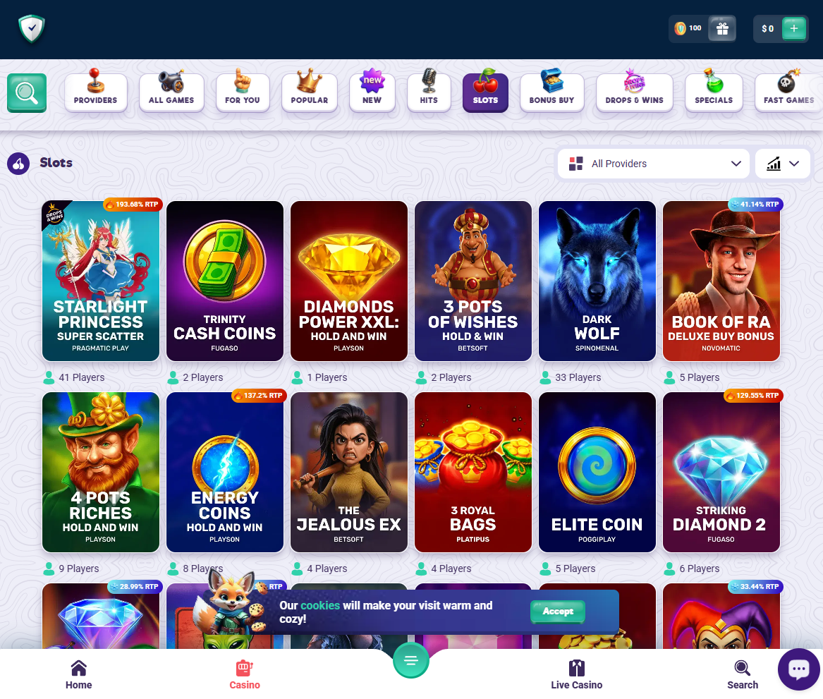 SafeCasino screen shot