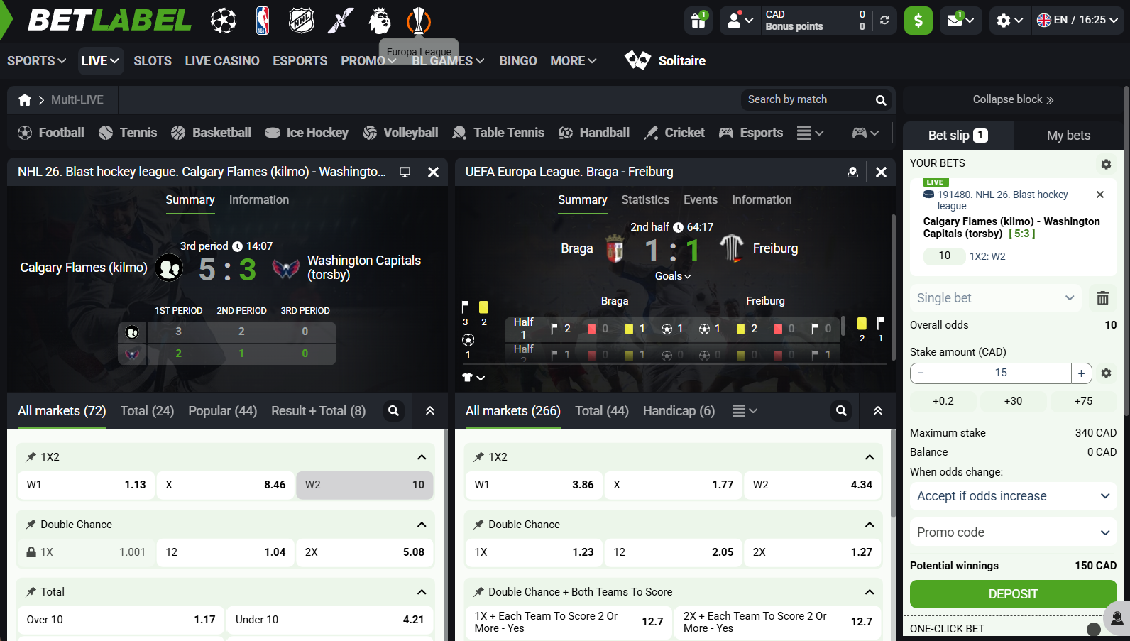 BetLabel screen shot